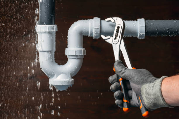 Professional Emergency Plumber technician working in Clear Brook, VA